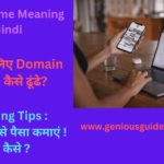 Domain Name Meaning In Hindi